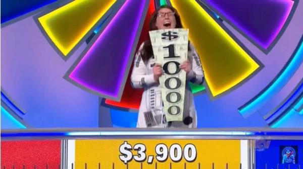 It was then Laflamme let loose a hair-raising shriek after realizing the amount she had just won. 