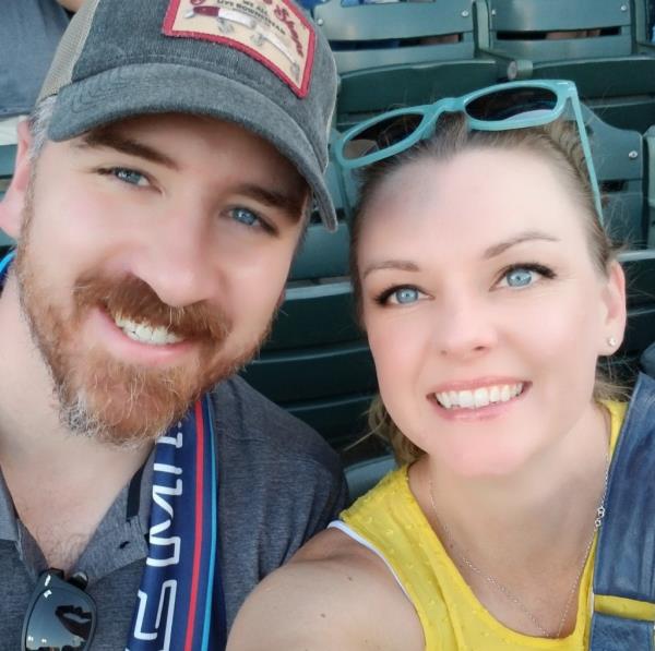 Ben Mauck and his wife in a selfie.