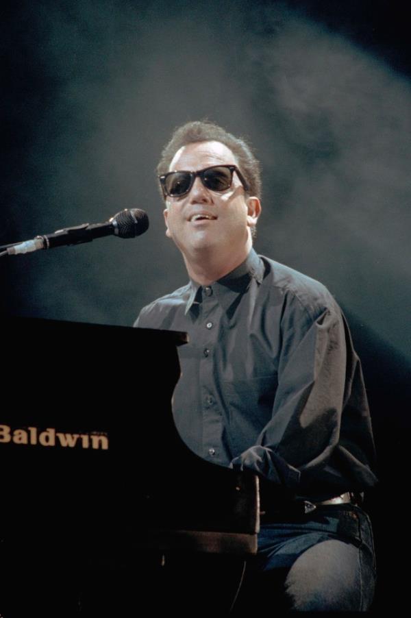 Billy Joel at Yankee Stadium in 1990.