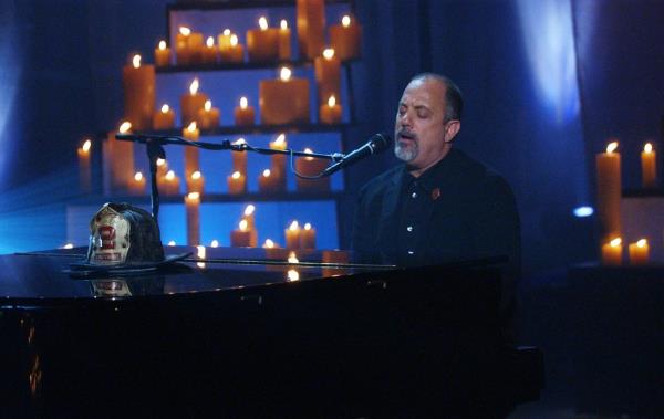 Billy Joel at the 9/11 telethon.